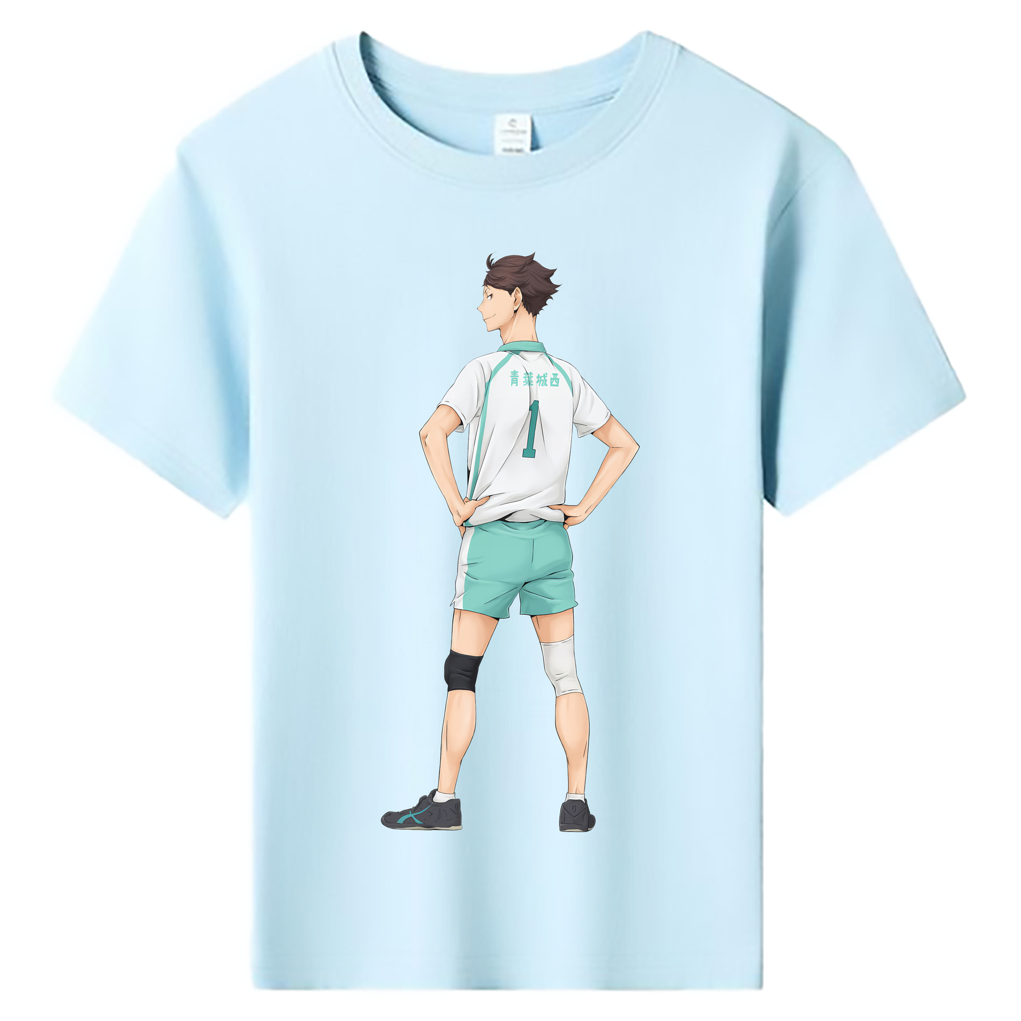 （画像用） ハイキュー!! Haikyu!! 綿100％キッズTシャツ（フロントプリント）